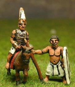 BS12 Old & Middle Kingdom Egyptian: Command pack: Pharoah on mule with bodyguard infantry