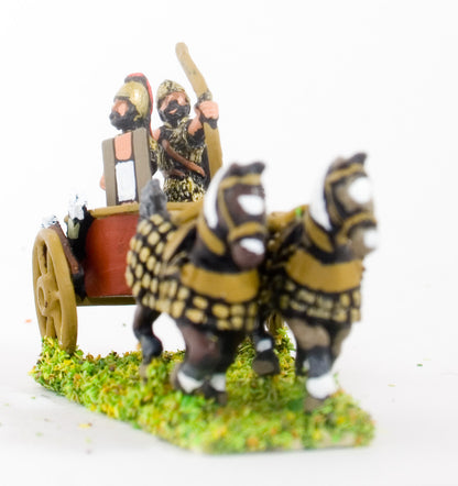 BS120 Hurri-Mitanian: Two horse chariot with archer and driver