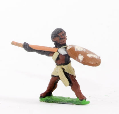 BS21 Nubian: Javelinman, assorted poses