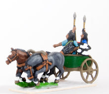 BS40 Hittite: Two horse chariot with driver and two Javelinmen