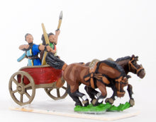 BS41 Hittite: Two horse chariot with driver, archer and Javelinman