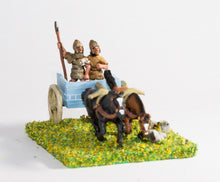 BS49 Mycenaean & Minoan Greek: Two horse chariot with driver & longspearman