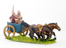 BS49 Mycenaean & Minoan Greek: Two horse chariot with driver & longspearman