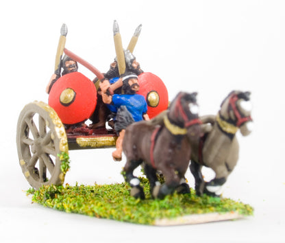 BSE91 New Assyrian Empire: Cart with driver & 3 infantry