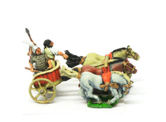 BSE39a Hittite: General, driver and javelinman in 4 horse chariot
