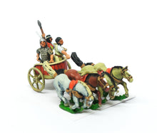 BSE39a Hittite: General, driver and javelinman in 4 horse chariot