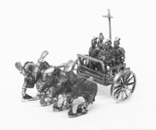 CHN4 Chin Chinese: General in four horse chariot with archer and halberdier