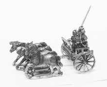 CHN6a Chin Chinese: Four horse chariot with driver, archer and spearmen (unarmoured horse)