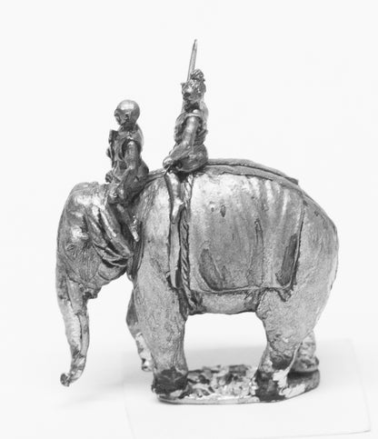 CHOE14 Shang or Chou Chinese: Elephant with driver and javelinman