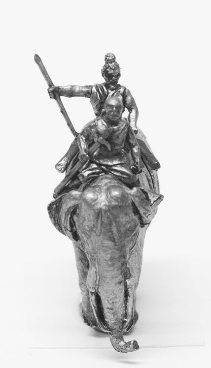 CHOE14 Shang or Chou Chinese: Elephant with driver and javelinman