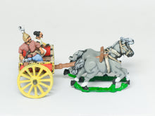 CHO2 Shang or Chou Chinese: Two horse Light Chariot with General and driver