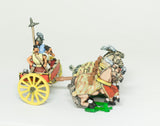 CHOE7a Shang or Chou Chinese: Four horse Heavy Chariot with driver, archer and halberdier