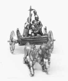CHO7 Shang or Chou Chinese: Two horse Heavy Chariot with driver, archer and halberdier