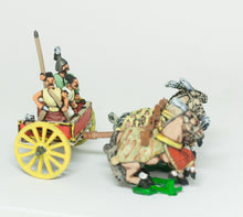 CHOE6a Shang or Chou Chinese: Four horse Heavy Chariot with driver, archer and spearmen