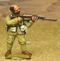 CO18a British: Infantryman firing (head variants)