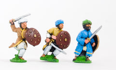 CRU10 Arab swordsmen with round shield, assorted poses