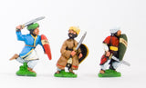 CRU11 Arab swordsmen with kite shield, assorted pose