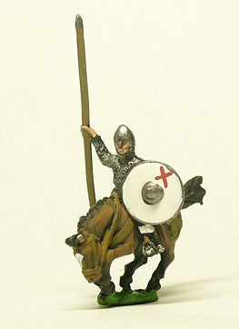 CRU54a Frankish Mounted Knights, Round Shields, Unbarded Horses, variants