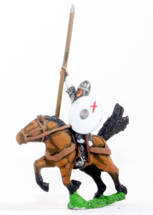 CRU54a Frankish Mounted Knights, Round Shields, Unbarded Horses, variants
