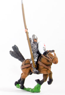 CRU54a Frankish Mounted Knights, Round Shields, Unbarded Horses, variants