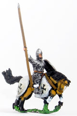 CRU54 Frankish Mounted Knights, Round Shields, Barded horses, variants