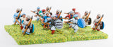 CRU7 Arab spearmen/javelinmen with round shields, assorted poses