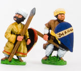 CRU8 Arab spearmen/javelinmen with kite shields, assorted poses