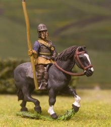 ECW1b New Model Army: Heavy Cavalry Standard Bearer in Lobster Pot