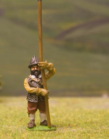 ECW28Royalist: Heavy pikeman (assorted heads)