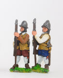 ECW59 Generic ECW/30YW Infantry: Musketeers, at the ready, with assorted Helmets