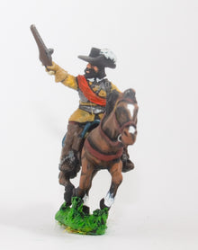 ECW61 Generic ECW/30YW Infantry: Assorted Cavalry in Hats & Helmets, holding Swords or Pistols