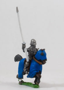 EMED13a Polish 1350-1480: Mounted Knights, 1400-1480AD with Plate Armour & Shield on Barded Horse