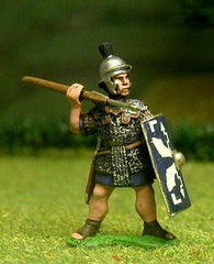 EXR14 Early Imperial Roman Legionary in mail with shield and pilum