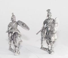 EXR32 Heavy Cavalry in Scale Armour with Oval Shield & Lance