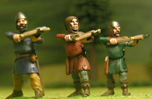 F19 Early Medieval: Light Crossbowman in Helmet, firing