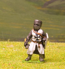 F28 Early Medieval: Dismounted Knight c.1250 in Barrel Helm
