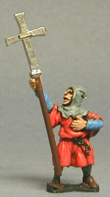 F38 Warrior Monks: Monk holding Large Cross