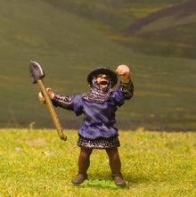 F49 Sappers / Miners: in Kettle helm, arm outstretched