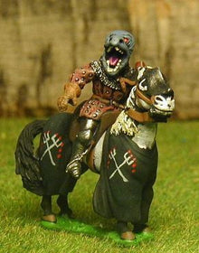 FAN102 Knights of Evil: Knight holding Barbed Lance on charger