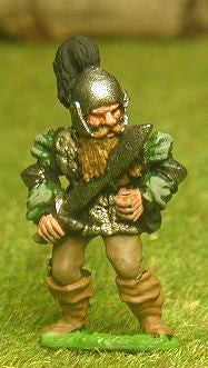 FAN13 Adventurer: Fighter in Padded Jack with Plumed Helmet & Sword