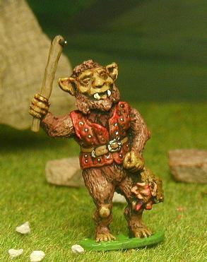 FAN27 Bugbear: with Spiked Club, holding severed head