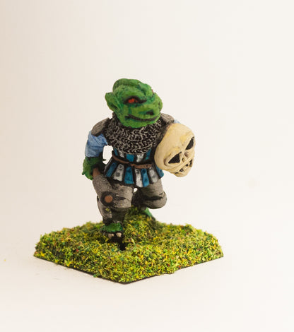 FAN35 Scaley Orc: with Axe and Shield