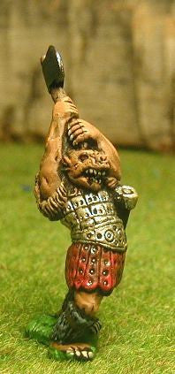 FAN64 Gnoll: Striking with 2 Handed Axe