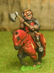 FAN97 Knights of Evil: Knight with huge Axe on charger