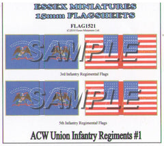 Flag 1521 American Civil War: Union Infantry #1