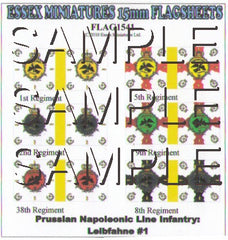 Flag 1541 Napoleonic: Prussian Line Infantry Leibfahne # 1
