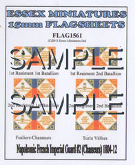 Flag 1561 Napoleonic: French Imperial Guard # 2 (Chasseurs) 1804-12