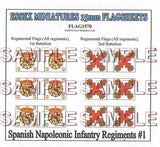 Flag 1570 Napoleonic: Spanish Infantry Regiments