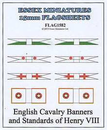 FLAG1582 English Cavalry Banners and Standards of Henry VIII
