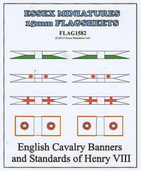 FLAG1582 English Cavalry Banners and Standards of Henry VIII
